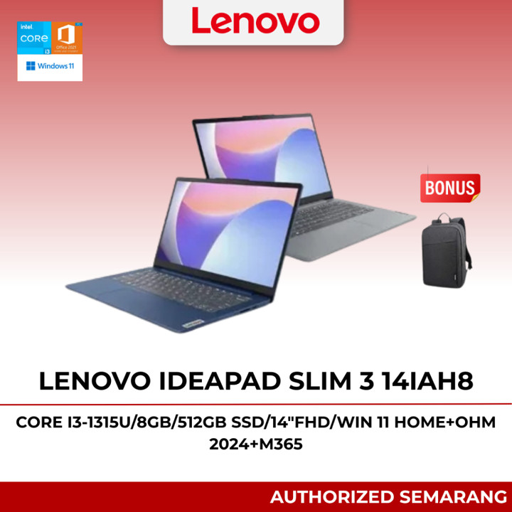 Lenovo Ideapad Slim 14IAH8 Core i3-1315U/8GB/512GB SSD/14FHD