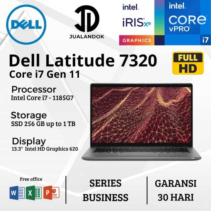 Laptop Dell Latitude 7320 vPRO Core i7 Gen 11 - RAM 16GB - S