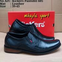 sepatu pantofel pria kulit asli sepatu formal sepatu kickers k605