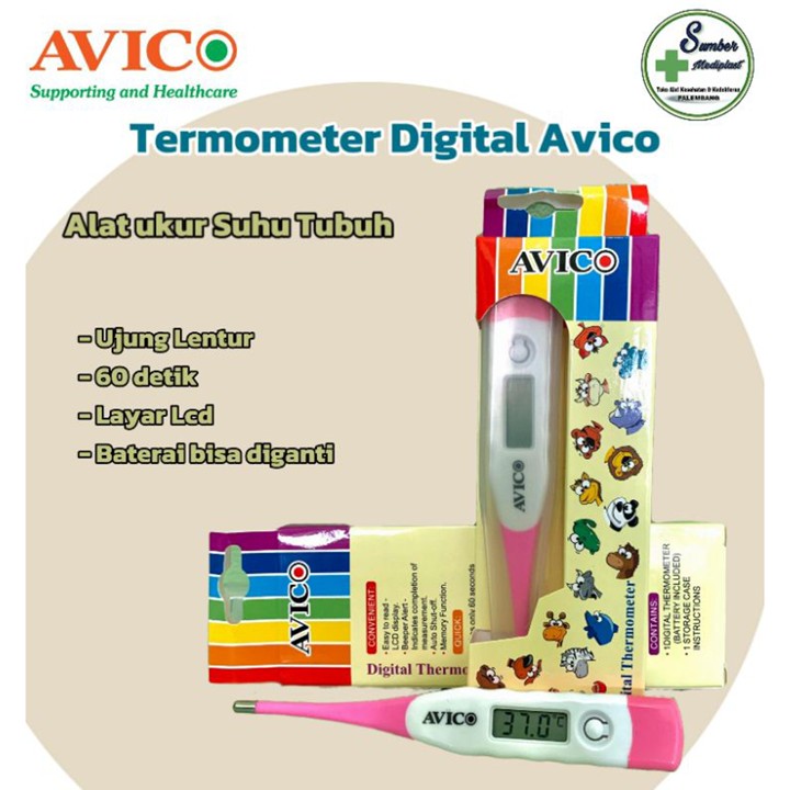 Termometer digital fleksibel / termometer digital avico