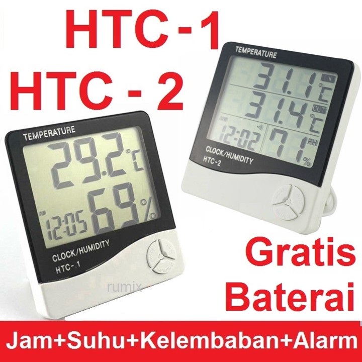 HTC HTC-1 HTC-2 Thermometer Hygrometer Digital Higrometer Te