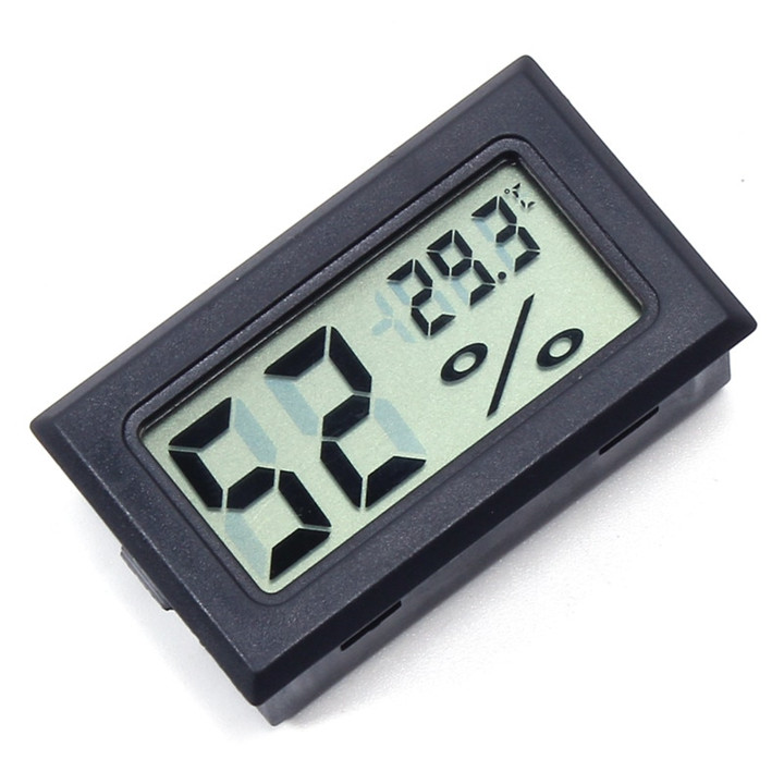 OOTDTY Digital Thermometer Hygrometer Humidity Built-In Prob