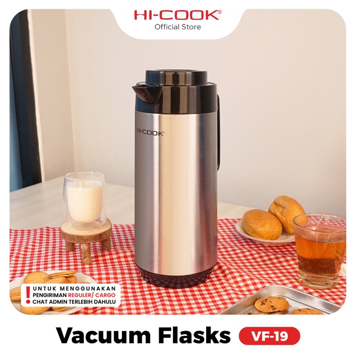 Hi-Cook Vacuum Flask Thermos / Termos Air Stainless 1.900ml 