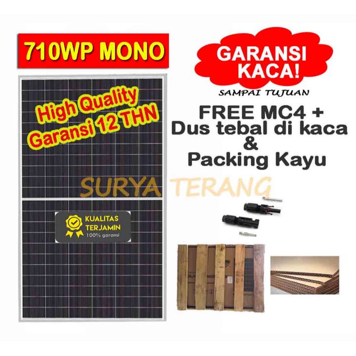 Solar Panel Surya 710wp Mono Solar Cell 710wp Mono Free Pack
