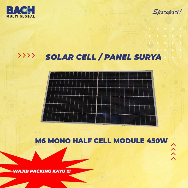 Panel Surya / Solar Cell / Panel Surya Mono Crystalline Half