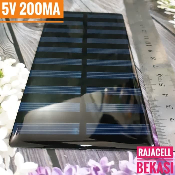 Panel Surya Mini Solar Cell 5V 200mA 155x80mm Polycrystallin