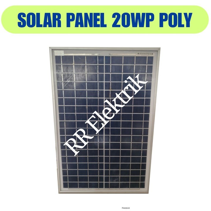 Solar Panel Solar Cell Panel Surya 20wp Poly 20 Wp Polycryst