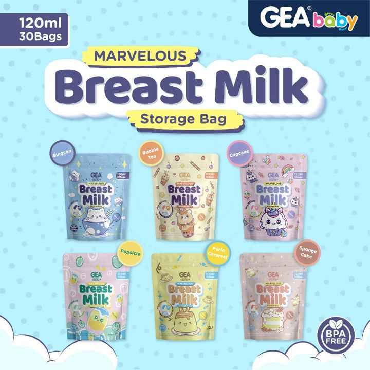 Gea Kantong Asi 120 ml isi 30 pcs / breast milk