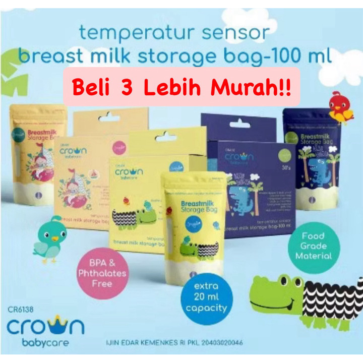 Breast Milk / Crown Breast Milk / Kantong Asi / Kantong Asi 