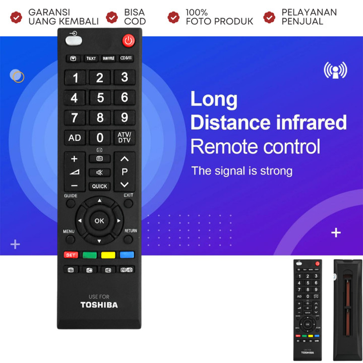 REMOTE / REMOT TOSHIBA UNIVERSAL LCD LED REGZA TS-10