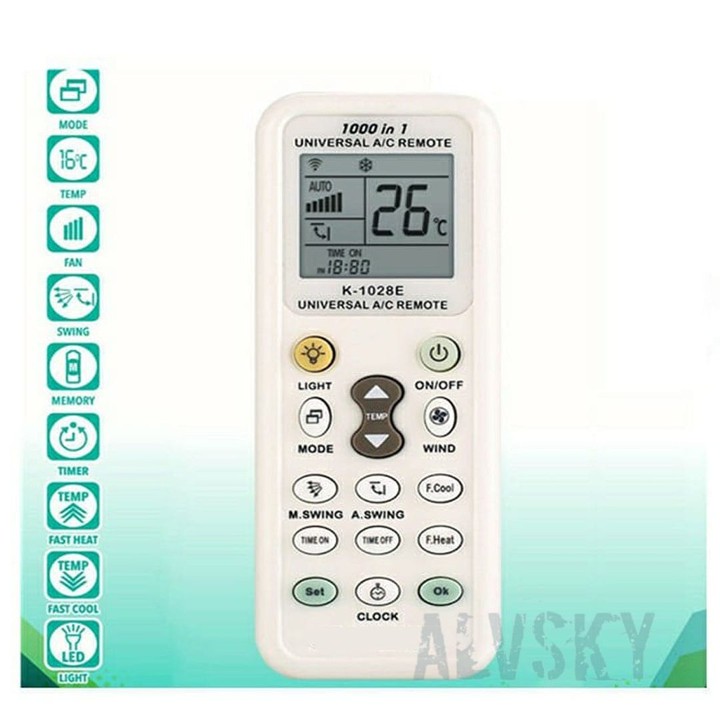 REMOTE AC UNIVERSAL MULTI  REMOTE AC A/C REMOTE