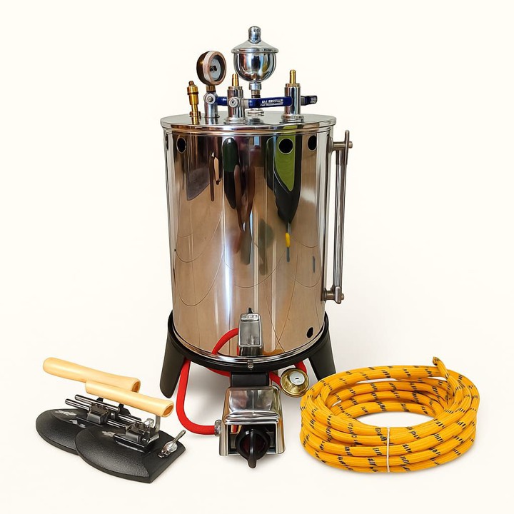 Mesin Uap Boiler 30 Liter 2 Setrika Lengkap Termurah Bergara