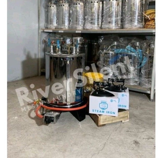 setrika uap boiler gas galaxy 15 liter