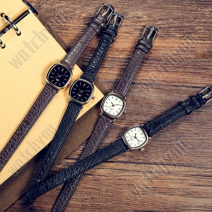 [COD] Jam Tangan Wanita Gaya Retro Untuk Bisnis Korean Impor