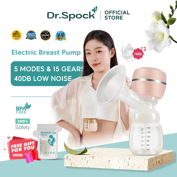 Dr.Spock Pompa ASI Electric Tanpa Kabel Otomatis Portabel Po
