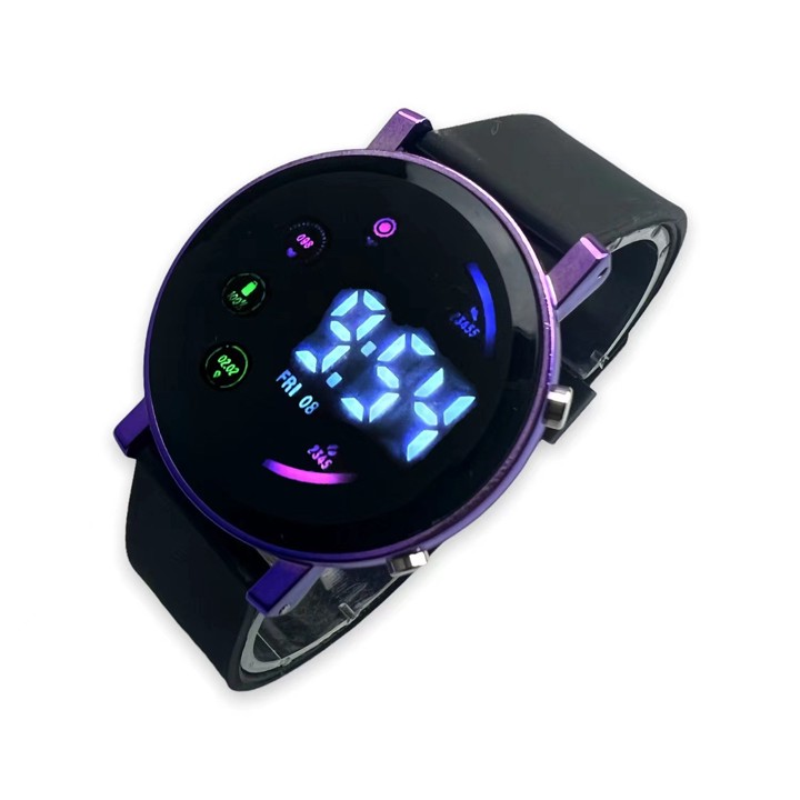 [DGS] COD Jam Tangan Wanita Pria Digital Rubber Anti Air LED