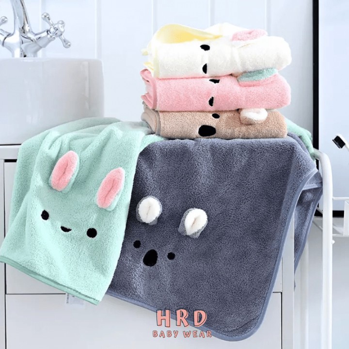 Handuk Bayi Baru Lahir Lembut Super Soft Tebal Dan Halus Han