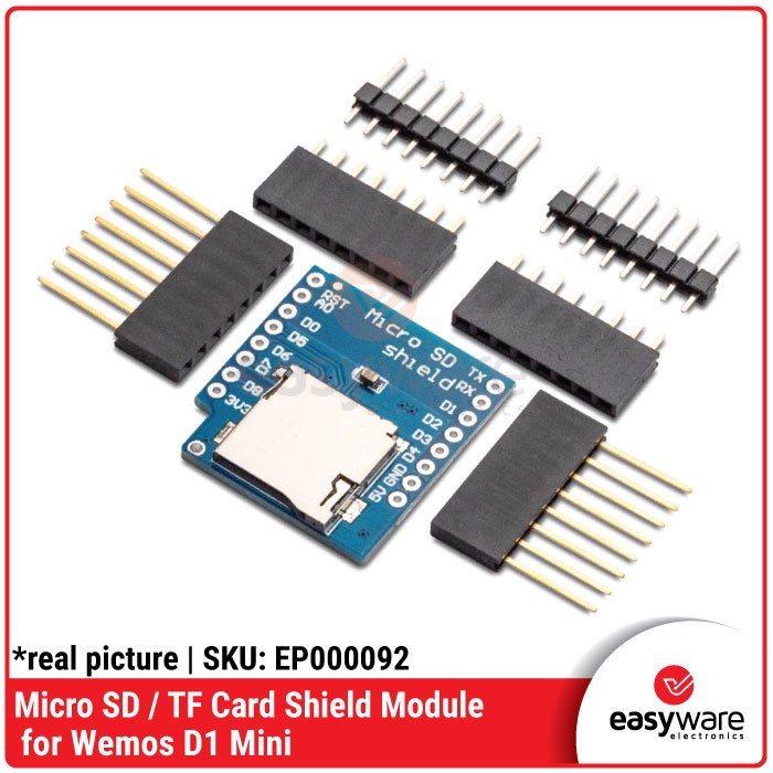 MICROSD MICRO SD SHIELD FOR WEMOS D1 MINI