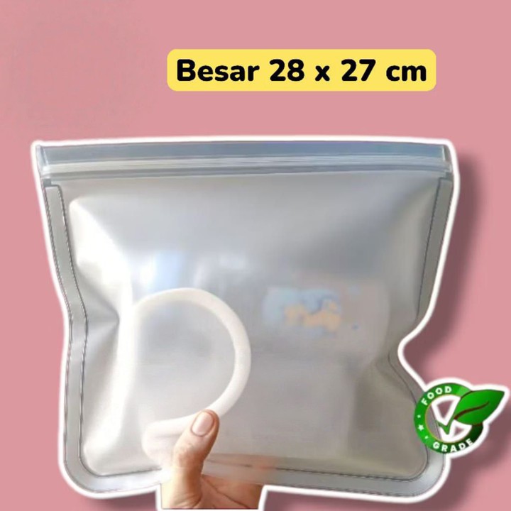 Ziplock Silicone penyimpanan pompa asi agar Steril bisa dicu