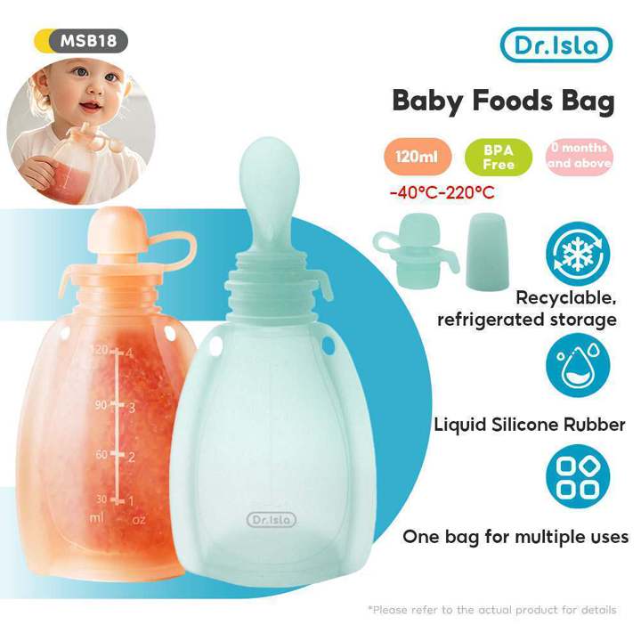 Dr.isla Kantong Penyimpan ASI Bayi Portable Dapat Diuji Kemb