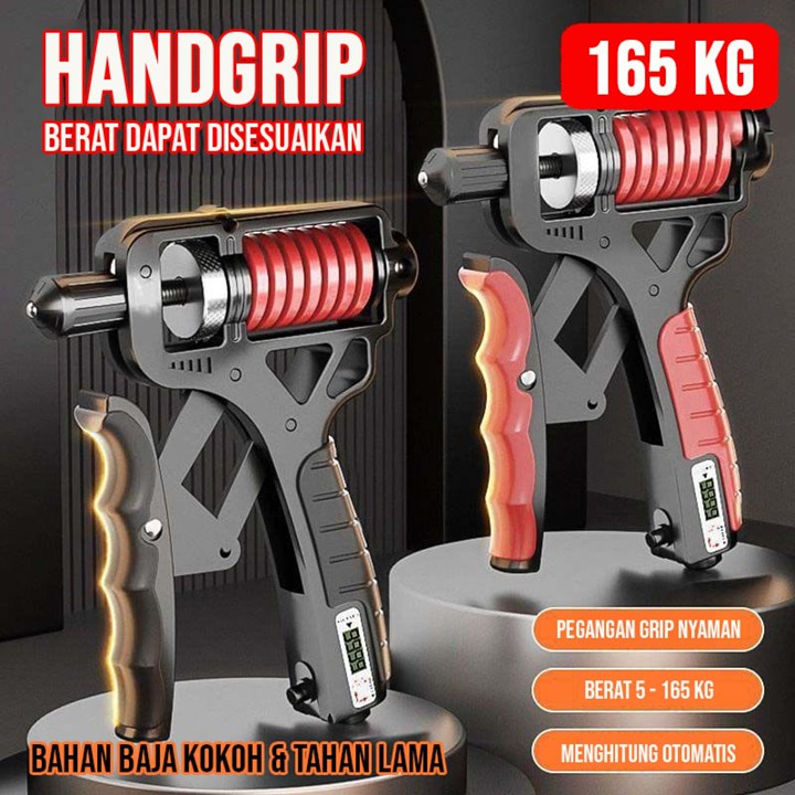BBAK Handgrip 165 KG Alat Fitness Gym Olahraga Otot Tangan H
