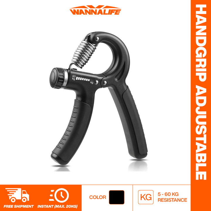 WANNALIFE Handgrip / Hand Grip Adjustable 5 - 60kg | Alat La