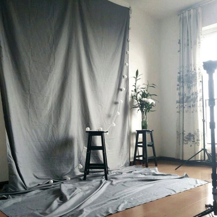 Kain Katun Meteran Polos  untuk background foto dan backdrop