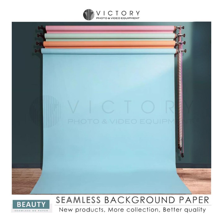 BEAUTY  Background Foto paper/ Kertas  Ukuran 2,7m x 10m, Ba