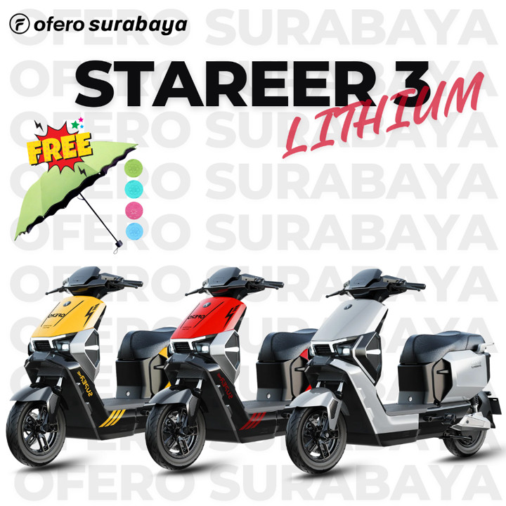 OFERO STAREER 3 Lith E-Bike Sepeda Listrik Power 1000W | Spe