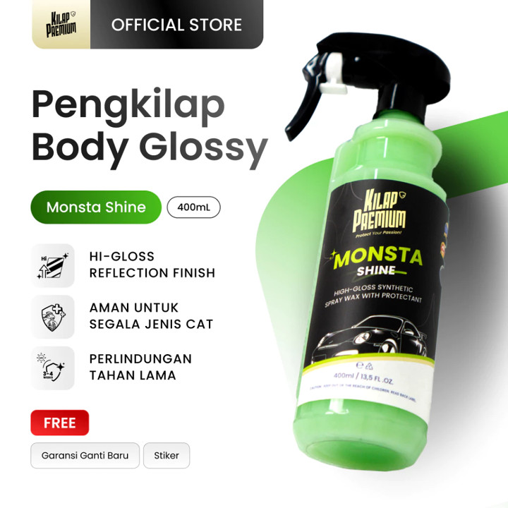 Monsta Shine Kilap Premium Pengkilap Body Motor Mobil Glossy