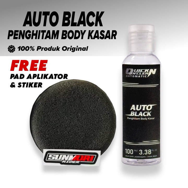 AUTO BLACK Penghitam Body Kasar | By Quick NClean