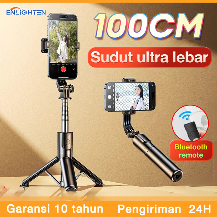 Tongsis Tripod Bluetooth 100cm Selfie Stick Remote Tripod HP