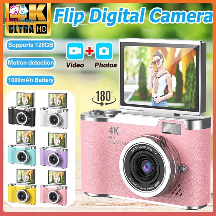 TEEKA LK0007 64GB 8X 64MP Kamera Digital 4K Vlogging Dengan 