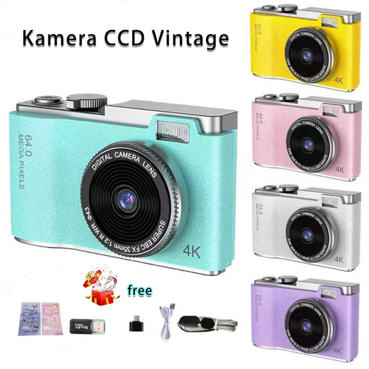 Children's digital compact camera, 16x zoom camera, 1080P, 6