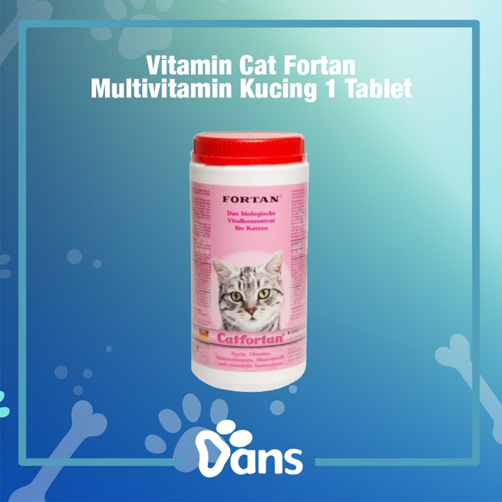Vitamin Cat Fortan Multivitamin Kucing 1 Tablet