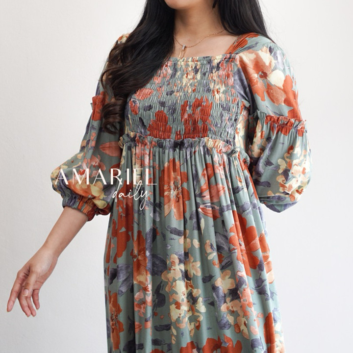 Amariel Abel Dress Daster Nyaman Bumil Friendly