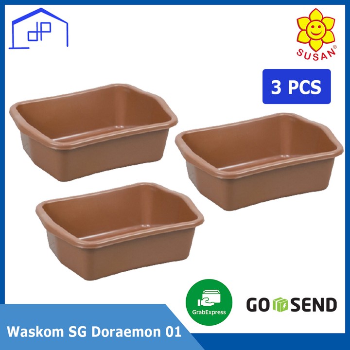 (3PCS) - WASKOM DORAEMON 01 / BASKOM KOTAK KECIL / LITTER BO