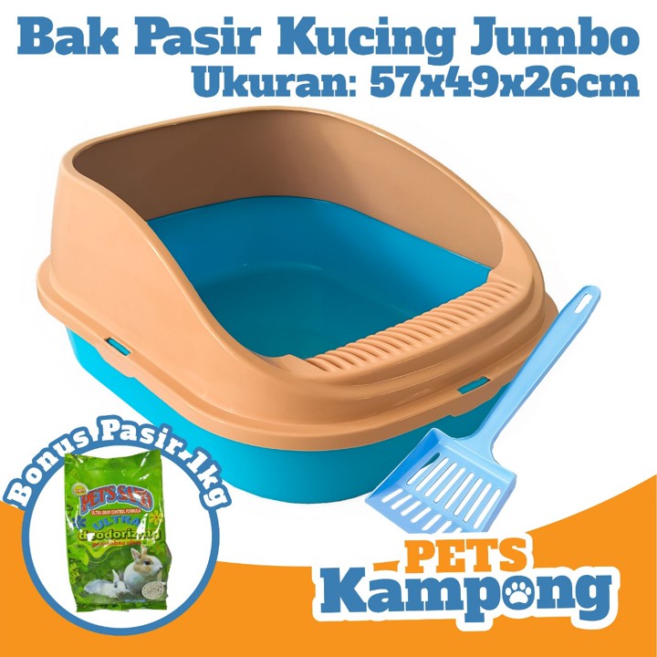 Opo Cat - Bak Pasir Kucing ukuran Jumbo Opo Cat Cat Pan Litt