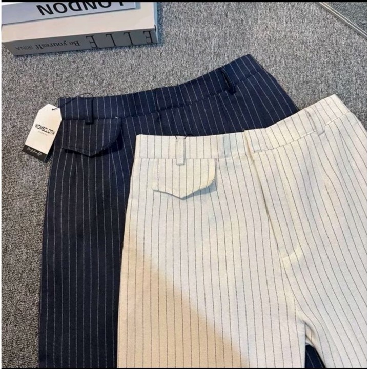 kaisar fashion  - oro pants stripe bangkok - celana anti kus
