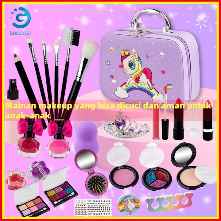 GoodStar Girls Makeup Toys Kosmetik Kotak Bermain Princess M