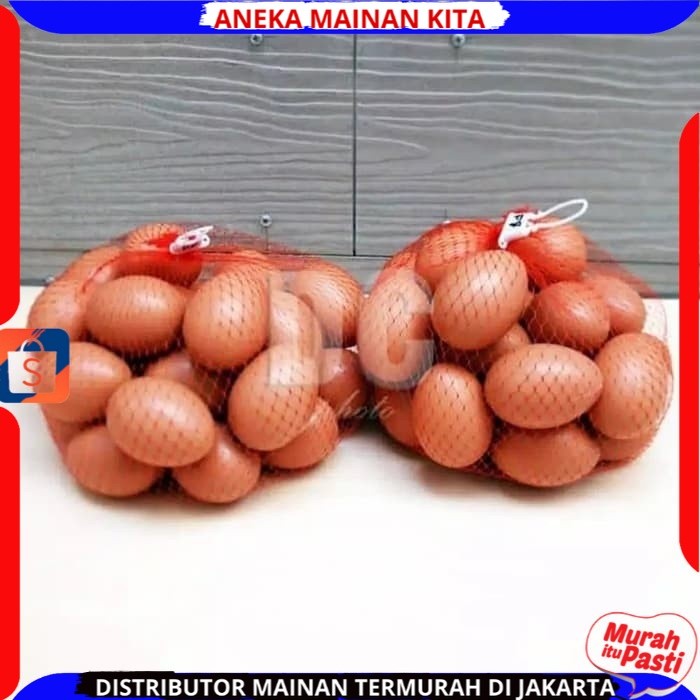 ( BISA COD ) PROMO 1 PACK ISI 20PCS MAINAN ANAK TELUR AYAM T