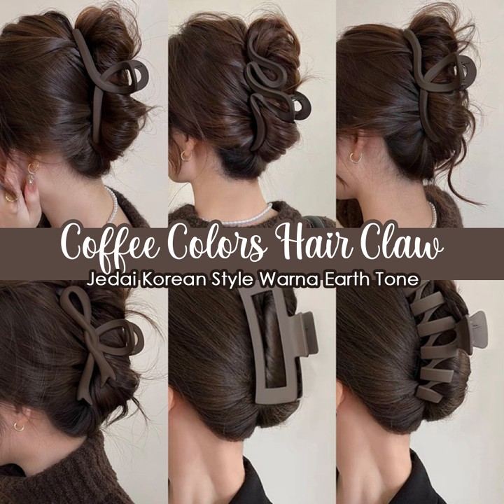 Joi.Street - Jedai Korean Coffee Color, Aksesoris Jepit Ramb