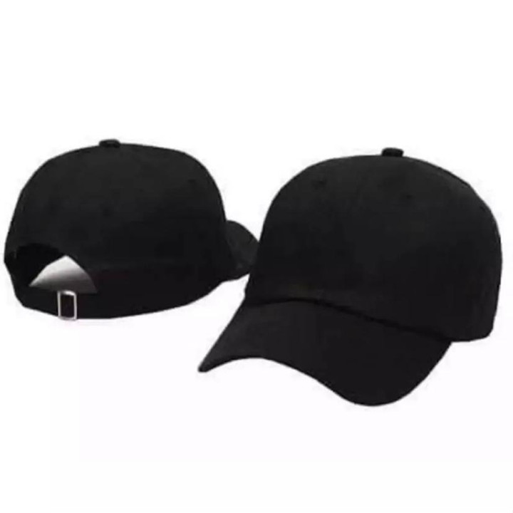 Topi Baseball  Topi Polos dril Pria Wanita Unisex