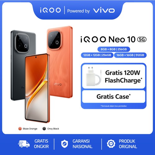[NEW LAUNCH] vivo iQOO Neo 10, 1st Snapdragon 8s Gen 4 + Q1 (Dual Chipset), 7K V