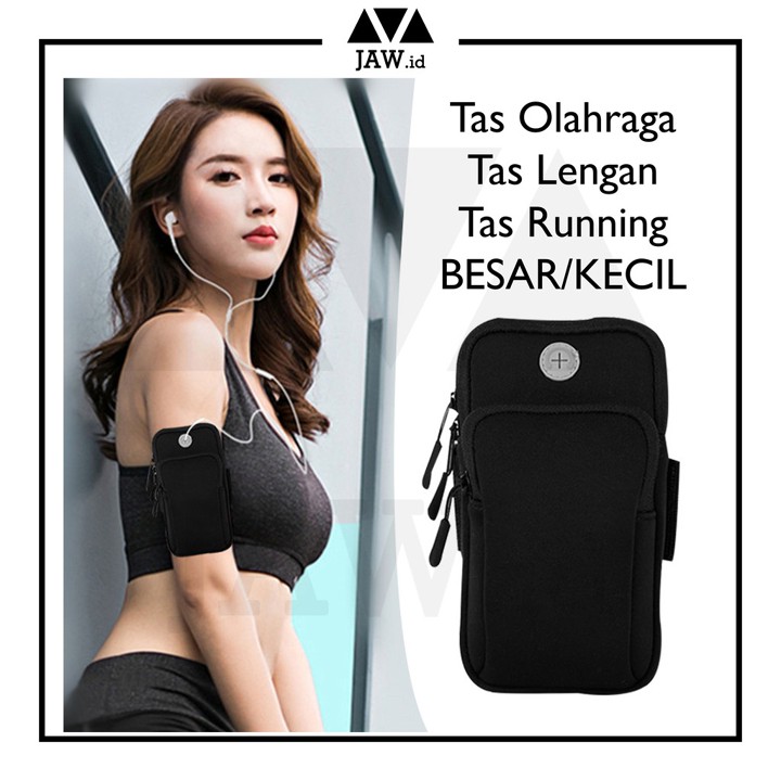 Tas Lengan Jogging / Tas HP Sepeda / Armband Olahraga Waterp