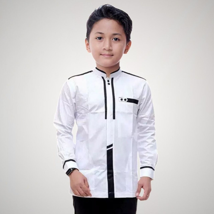 Agung Gumelar Store Baju Koko Khatulistiwa Anak  Atasan Musl