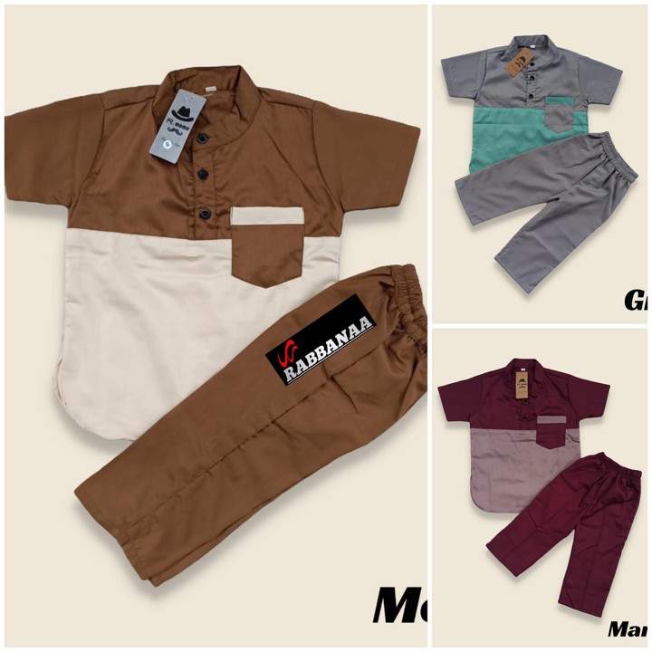 Setelan Koko Anak Umur 1-13 Tahun Bahan Katun Premium Adem D