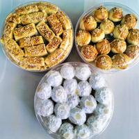 Paket kue Nastar  special special  isi 3toples @250grm - nastar kastengel saljuTerbatas