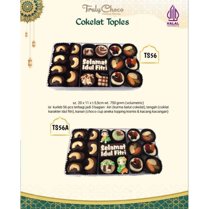 Hampers Special lebaran idul fitri 2025 coklat trulychoco BT