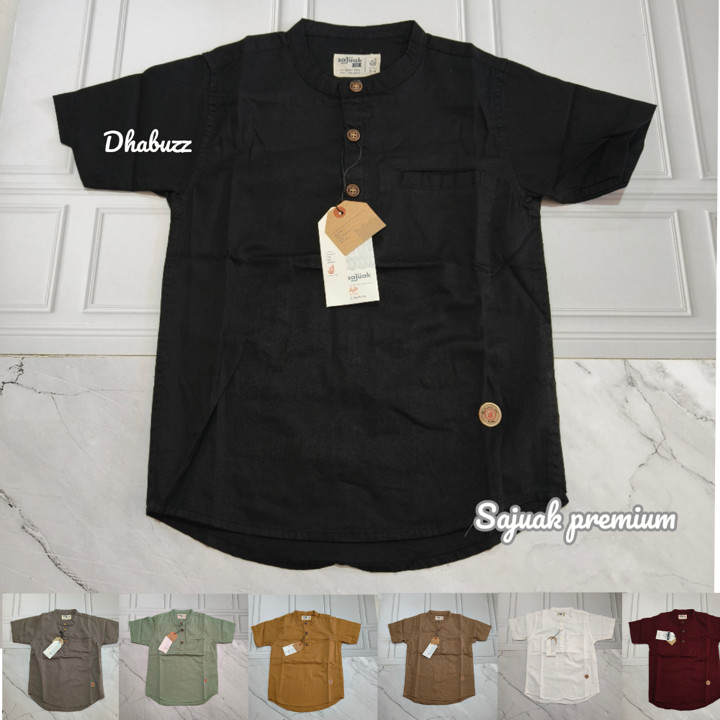 SAJUAK PREMIUM TB BAJU KEMEJA KOKO KEMKO ANAK LENGAN PENDEK 